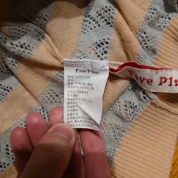 FIVE PLUS pearl button short sleeve cardigan - Picture 5 of 5